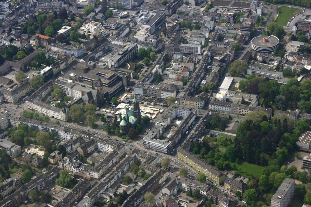 Luftbild von Mönchengladbach-Rheydt